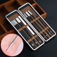 thumbnail image 5 of Herramientas de pedicura, 7 piezas, cuchillos para cutículas, pies, removedor de piel muerta, raspador de cutículas, tecnología innovadora, 5 of 5