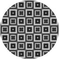 thumbnail image 1 of Ahgly Company Indoor Round Patterned Dark Gray Area Rugs, 8' Round, 1 of 6