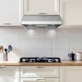 thumbnail image 2 of 30 in. Haven Collection Ducted Under Cabinet Range Hood in Stainless Steel, 2 of 13