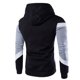 thumbnail image 4 of MHFRRA Sudadera con Capucha y Bloques de Color para Hombre, Estilo Casual Negro, 4 of 4