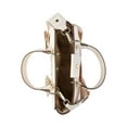 thumbnail image 4 of Madden NYC Women's Enamel Logo Top Handle Tote Handbag, Cream, 4 of 4
