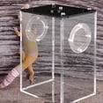 thumbnail image 2 of SHISUYAN Reptile Box Acrylic Lizard Box Transparent Reptile Breeding Box Home Reptile Pet Tank, 2 of 9