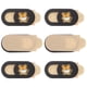 thumbnail image 4 of 6 unids Tiger Aloy Polvo a prueba de polvo Lente protectora CAPS COVERS COVERS CAPS HOUKS, 4 of 4