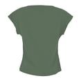 thumbnail image 2 of Blusa George para Mujer, Media Aletilla Verde Talla G, 2 of 4