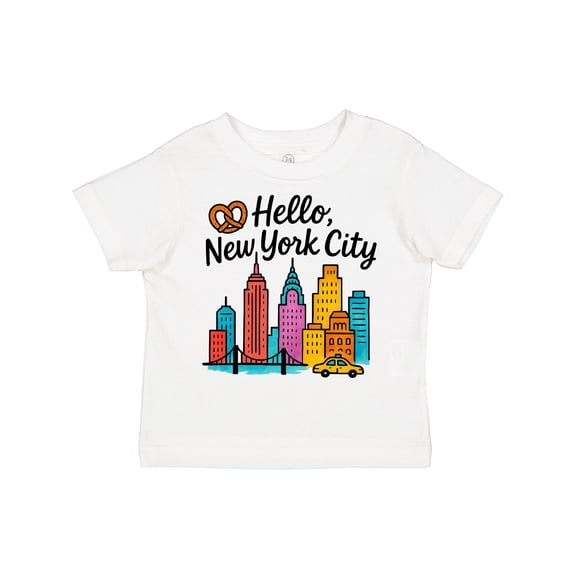 Inktastic Hello New York City Boys or Girls Toddler T-Shirt