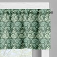 thumbnail image 3 of Ambesonne Abstract Valance Pack of 2, Curly Drops Natural Tones, 54"X12", Pale Green Jade Green, 3 of 5