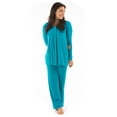 thumbnail image 2 of Women's Long Sleeve PJs in Bamboo Viscose (Replenish) Cozy Pajama Set by Texere, 2 of 4