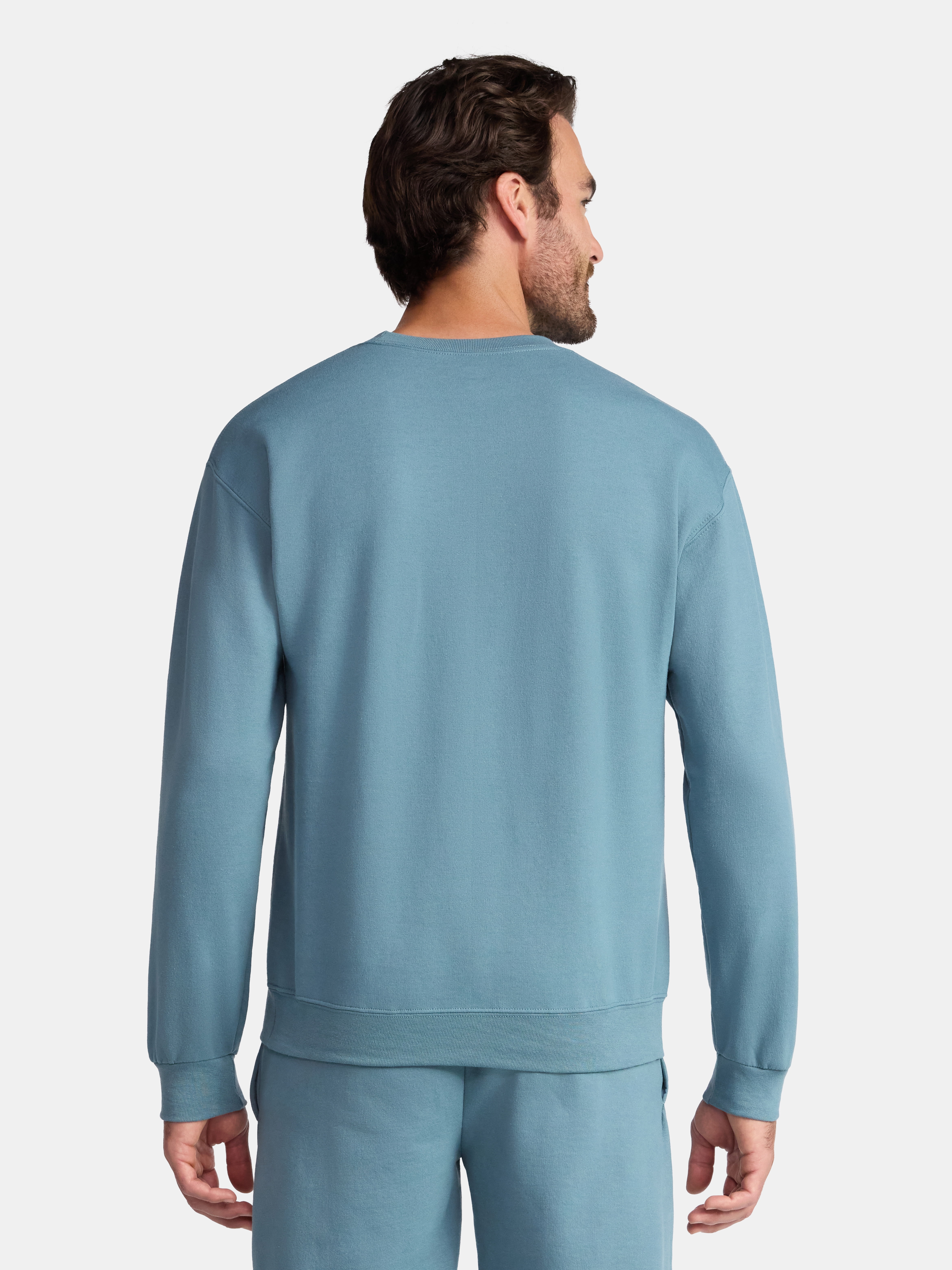 Athletic Works Men's and Big & Tall Men's Fleece Crewneck Sweatshirt, Sizes XS-5XLT