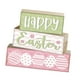 thumbnail image 4 of 3x Letrero de mesa de mesa de Pascua de madera interior para decoración del hogar Decoraciones de mesa de Pascua versátiles para sala de estar de Huevos de Pascua, 4 of 8