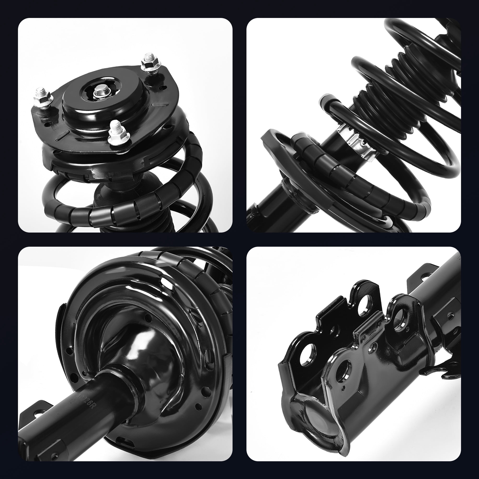 LEDKINGDOMUS Front Complete Strut Assembly with Coil Spring for 2007-2009 Lexus ES350 2006-2012 Toyota Avalon 2007-2011 Camry 3.5L Quick Strut Replacement 272308 272307