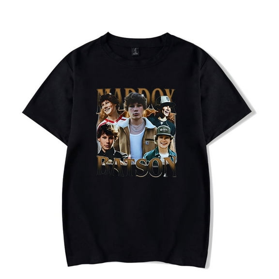 Maddox Batson T-shirt Merch Retro 90s Cosplay Short Sleeved Hip-hop T-shirt Harajuku Shirt