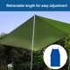 thumbnail image 3 of sweethay Toldo lateral impermeable para coche, barra de Metal ajustable en altura, tienda de tela Oxford a prueba de sol, parasol para Picnic y carpas Azul, 3 of 6