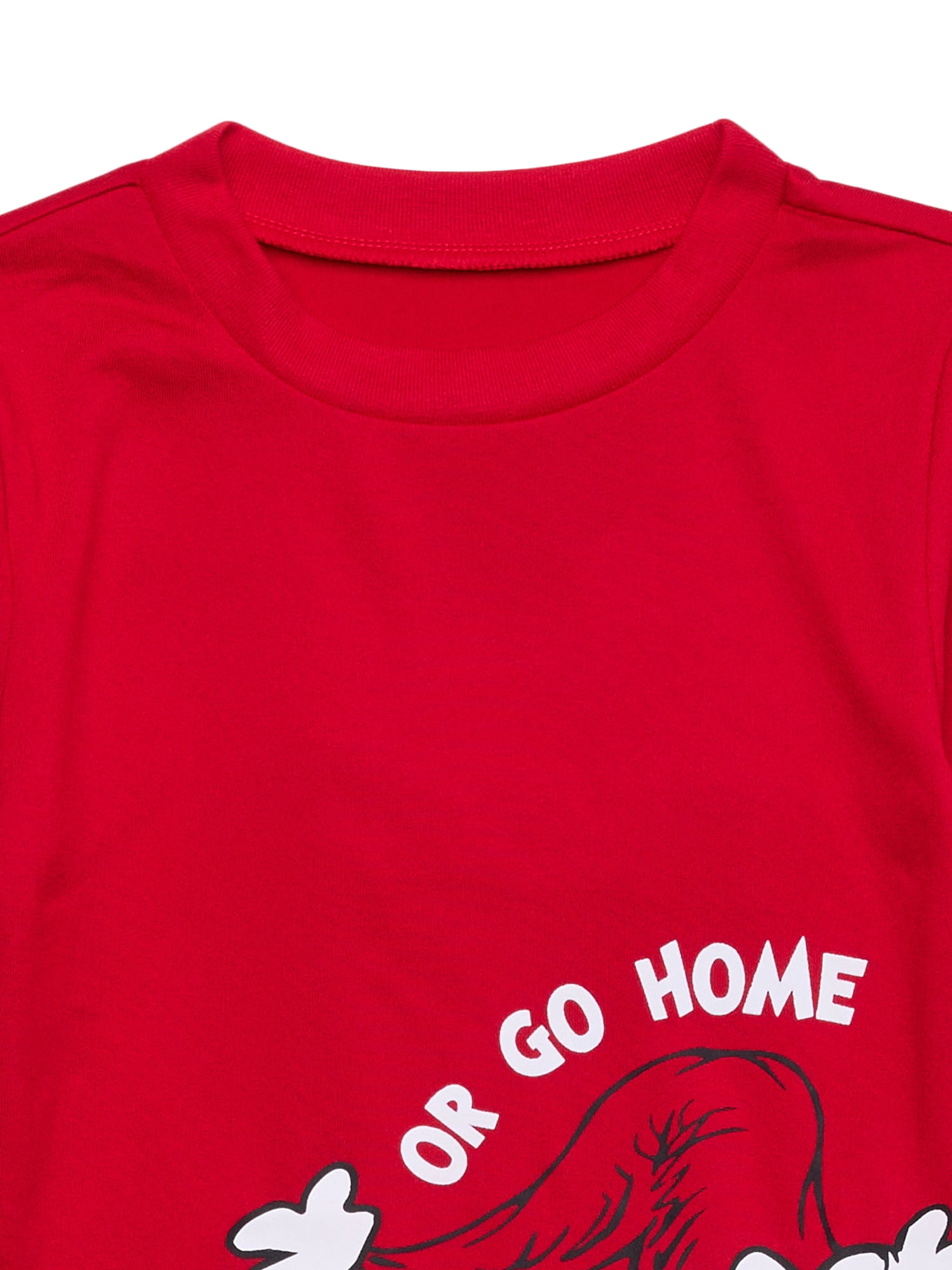 Dr. Seuss Unisex Toddler Grinch Matching Family Pajama Set, 2-Piece, Sizes 2T-5T