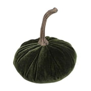 Suncoda Fall Decorations 1 Pc Faux Assorted Velvet Pumpkins Decorative Foam Pumpkins for Farmhouse Fall Wedding Thanksgiving Halloween Table Centerpiece Mantel Kitchen Decor 6*6in