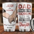 thumbnail image 2 of Dad Tumbler, Gifts for Dad, Dad Daughter Tumbler 20 Oz Stainless Steel with Lid, Best Friends For Life Travel Mug, Daddy Coffee Cup, Father Days Gifts, 2 of 6