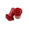 thumbnail image 4 of Bouchons d'Oreilles en Résine Biologique Rose Blossom Vendus par Paire, 4 of 12