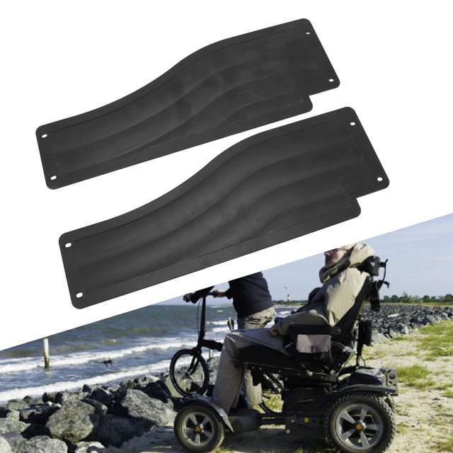Guardia de Ropa de Silla de Ruedas, Sólido Espacio de Uso Suficiente Espacio Anti Crack Silla de Ruedas Tablero de Guardia 2 Piezas Fácil Instalacia para Silla de Ruedas