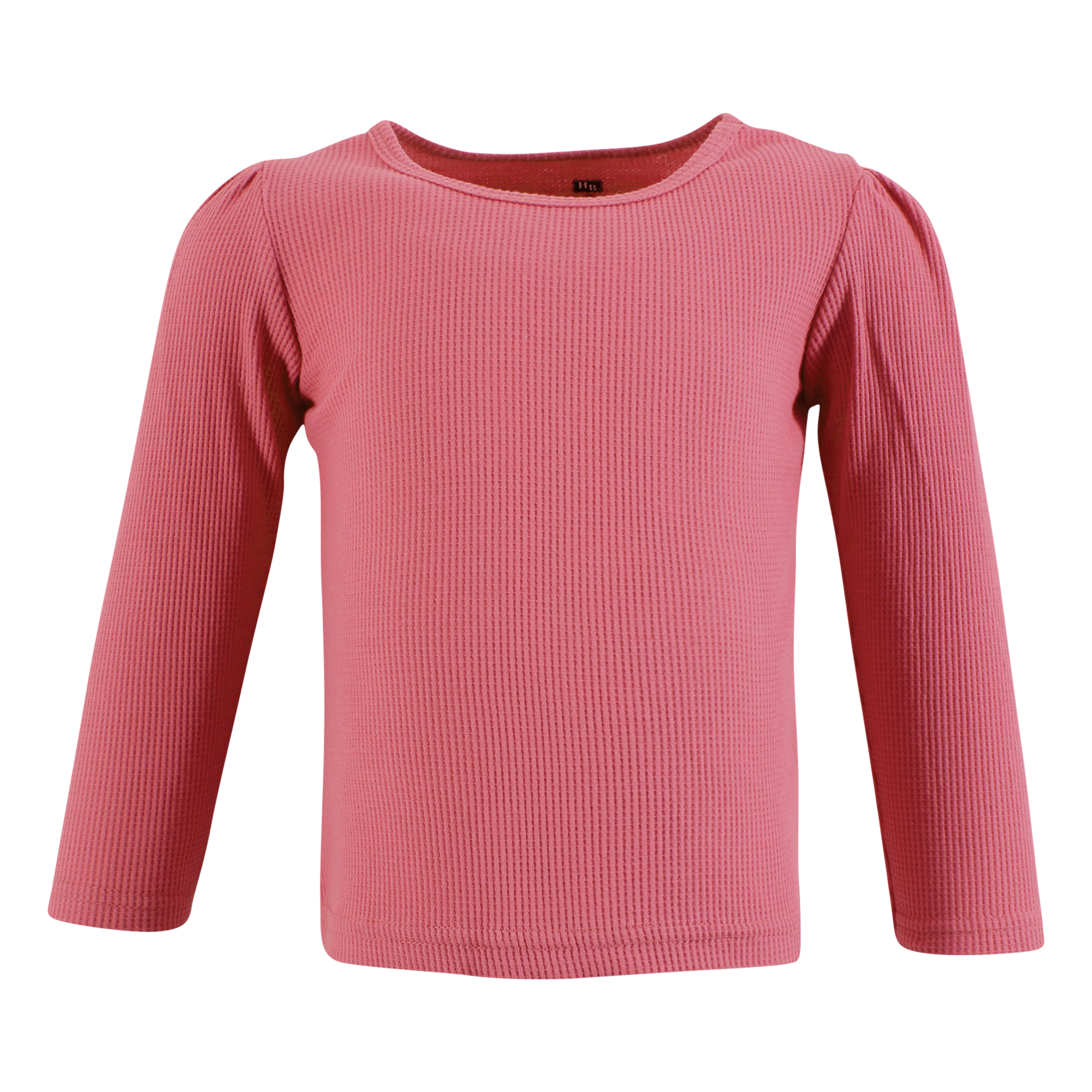 Hudson Baby Infant Girls Thermal Long Sleeve Tees 5pk, Creative Rainbows, 4T