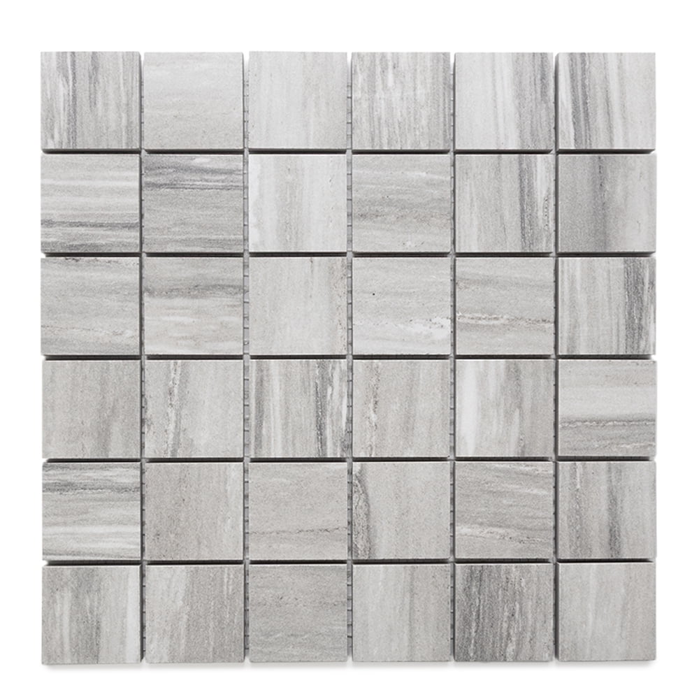 The Tile Life Penthouse 4" x 4" Pearl Attraction Matte Porcelain Mosaic Tile Sample 1 Piece