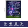 thumbnail image 5 of 50th Birthday Gifts for Women, 50th Birthday Gifts Blanket, 50 Year Old Gifts for Women, 50th Birthday Gifts for Women Funny, Gifts for Daughter from Mom, 5 of 5