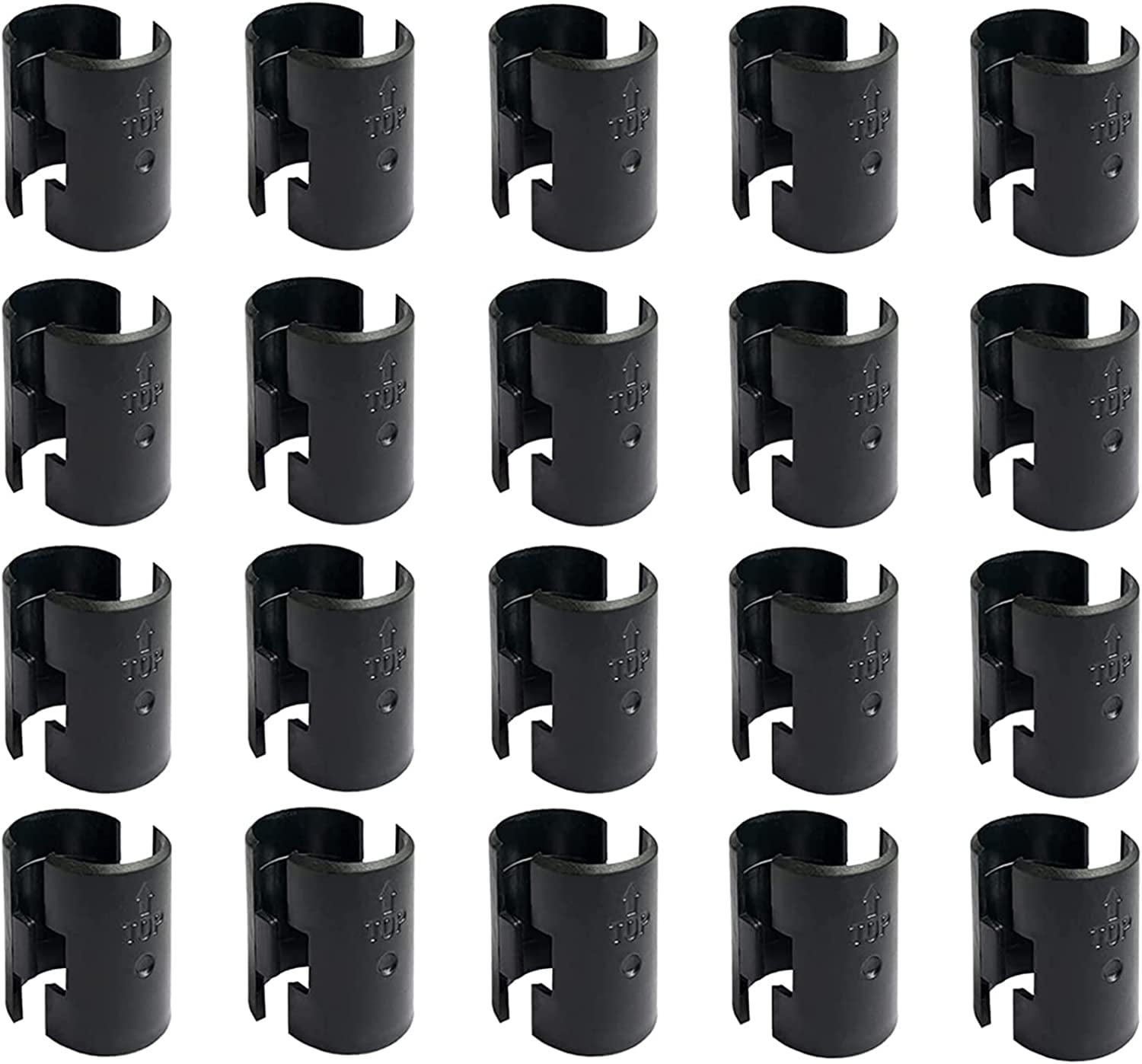 Wire Shelf Clips Shelving Sleeves WAFJAMF Shelf Lock Clips for 1" Post Shelving Sleeves