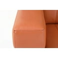 thumbnail image 6 of Modern Italian Leather 3-Seater Sofa 220×80×75cm (Solid Frame), 6 of 10