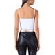 thumbnail image 3 of INSPIRAR CHIC Top de tanque recortado sin mangas con encaje Y2K para mujer XL blanco, 3 of 6