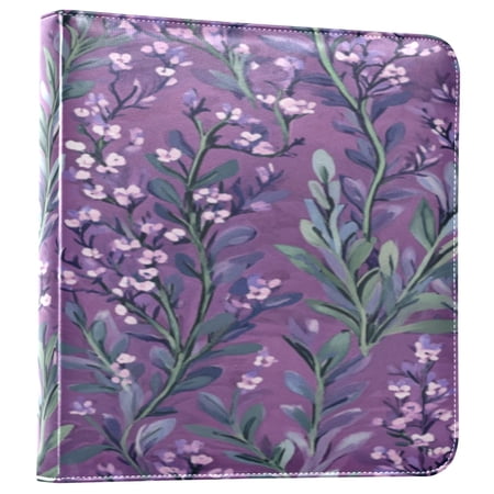 Photo Album Leather Photo Album 11.8x11.2x1.5 Inch Bookshelf Photo Album Photo Album Photo Store Scrapbook Photo Album Cartoon Purple Lavender Seamless
