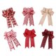 thumbnail image 2 of Lazo de lino de 1/6 piezas para decoración de árbol de Navidad, decoración de Nochevieja para el hogar, lazos de cinta para fiesta de navidad, 2 of 4
