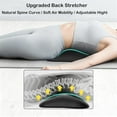 thumbnail image 3 of PROIRON Lumbar Support Pillow, Adjustable Air Cushion, Back Stretcher Board for Pain Relief, Spine Decompression, Stretching, Black, 3 of 7