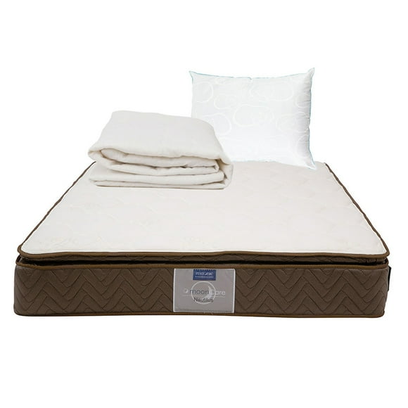 Colchón Matrimonial Restonic Nautilus + Almohada Osos + Protector