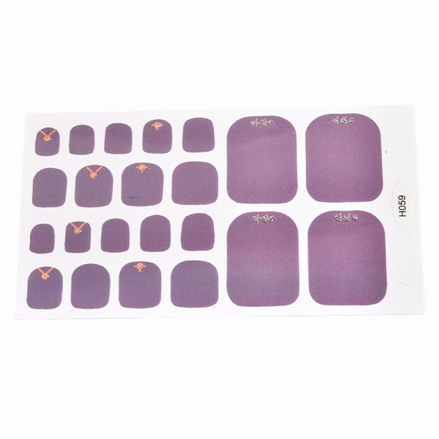 Uñas De Los Pies Pegatinas Para Uñas De Los Pies Removibles Envolturas Para Las Uñas De Los Pies Diy Calcomanías Para Manicura De Uñas De Los Pies sonducket HA046636-04