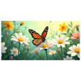 thumbnail image 1 of Nature Themed Butterfly Daisy Background Banner Party Decorations Photography Props Spring Garden Celebrations Outdoor Events Photo Booth Backdrop, 1 of 4