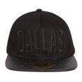 thumbnail image 1 of TopHeadwaer Dallas City Snapback con Bill Floral Flat - Blackout City Caps Gorra de béisbol, 1 of 2
