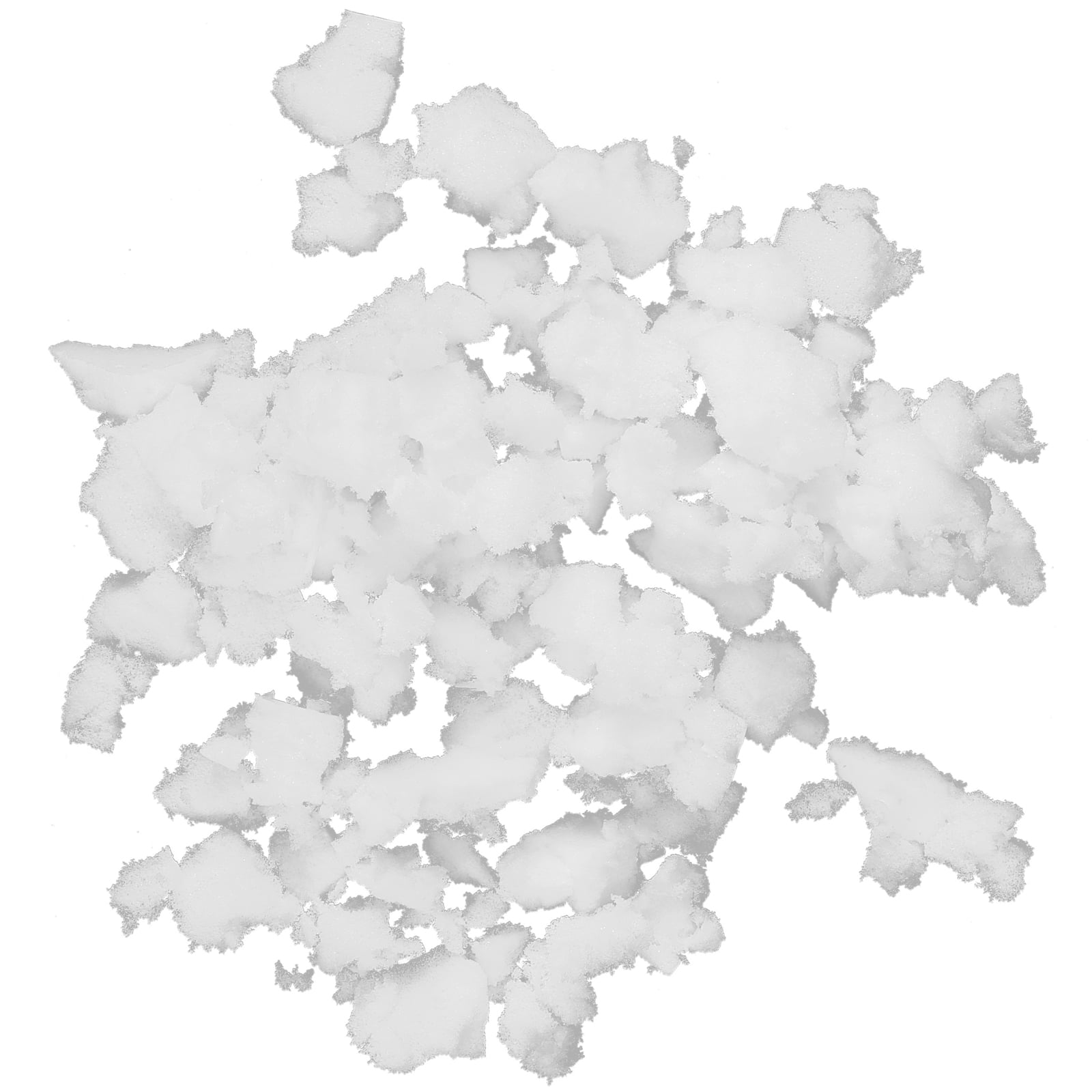 KHBUAB Shredded Memory Foams Filler White Filling for Pillows 1 Bag