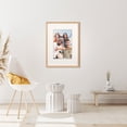 thumbnail image 2 of REGALWOVEN Aluminum Picture Frame for Wall Decor, Horizontal and Vertical Hanging Photo Frames for Home Wood Grain Color 4x6, 2 of 5