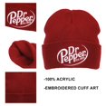 thumbnail image 2 of Gorro Bioworld Dr Pepper Bordado de Acrílico Rojo, 2 of 6