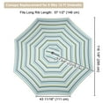 thumbnail image 4 of Yescom 10 Ft Patio Umbrella Replacement Canopy Market Table Top Sunshade Cover Garden, 4 of 10