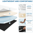 thumbnail image 5 of BORGEBY 3 inch Folding Mattress, Twin Tri-Folding Memory Foam Mattress with Washable Cover, Portable for Camping & Guest Beds, 5 of 8