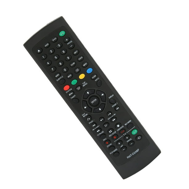 Control Remoto Para DVD HDD, Grabadora De DVD Control Remoto Carcasa De ABS Operación Simple Botones Sensibles Portátiles Para RMT-D248P