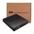 thumbnail image 1 of Grabador de CD/lector de DVD externo USB 2.0 Slim para PC, 1 of 3