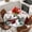 Beige, variant on Black Christmas Round Tablecloth, Fitted Table Cover with Elastic for 36"-44" Round Tables, Snowman Plaid Xmas Tree Winter Snowflake Table Cloth Outdoor Indoor Dinning Party Waterproof Tablecloths