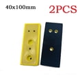 thumbnail image 1 of MYG 2PCS Backing Pad Rectangular Polishing Chamfering Hook And Loop Sander 30x100mm For Grinding Polishing Metal Wood, 1 of 8