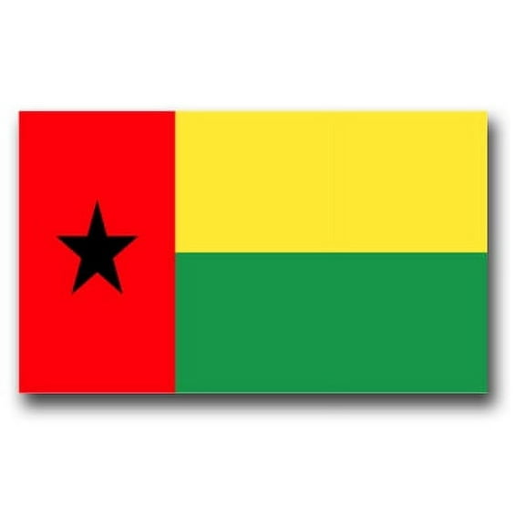 3.8 Inch Guinea - Bissau Flag Vinyl Transfer Decal