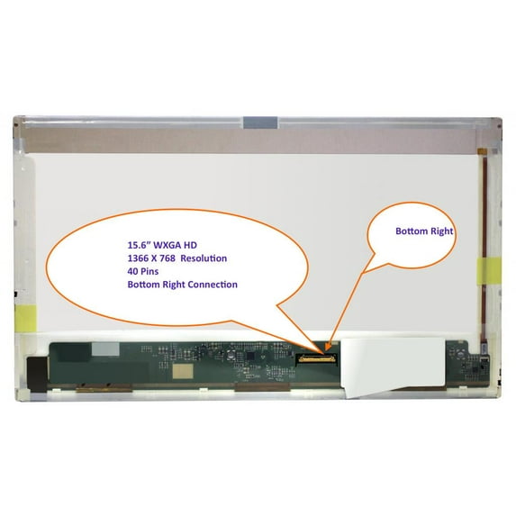 Hp 536795-001 Replacement LAPTOP LCD Screen 15.6" WXGA HD LED DIODE (Substitute Replacement LCD Screen Only. Not a Laptop )