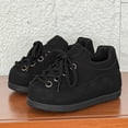 thumbnail image 3 of Men's Chunky Platform Sneakers - Mid-Top Lace-Up with Thick Cushioned Sole, Round Toe Style - Year-Round Versatile Sneakers (Neutral Color) & for Casual Athletic Wear Suitable for Outdoor, Daily, 3 of 9