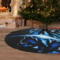 thumbnail image 6 of Lsque Geometry Dash Print Christmas Tree Skirt, Tree Skirt with Ties or Velcro, Perfect for Holiday Decorations, Halloween, and New Year-48", 6 of 7