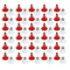 thumbnail image 3 of Mini señales de tráfico plástico portátil 60 piezas conos de tráfico realistas juguetes rojo blanco para entrenamiento de fútbol ANGGREK Otros, 3 of 8