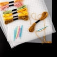thumbnail image 4 of Plastic Mesh Canvas Sheets for Embroidery, 5-Pack, 10.2 x 13.2 inch, 4 of 5