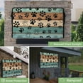 thumbnail image 2 of Outdoor TV Cover 52 to 55 Inches, Dog Claws Teal Brown Wood Grain Farmhouse Waterproof and Weatherproof TV Cover with Remote Control Pocket, Flat Screen TV Cover Protector for Outside TV, 2 of 6